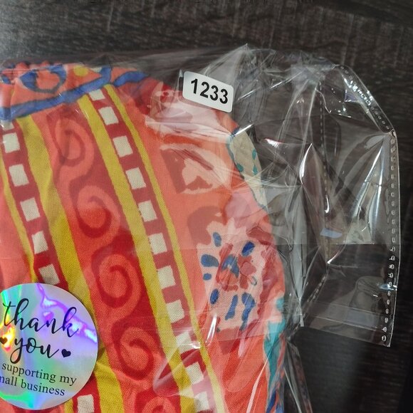 Flying Tomato Women’s Off Shoulder Dress S Multicolor Boho Ruffle Festival Rayon - Picture 9 of 9